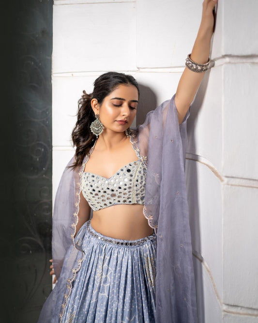 Ashika Ranganath Lehenga Set