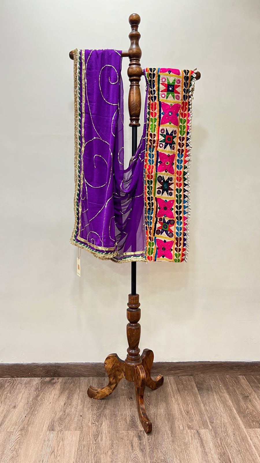 Chiffon With Patchwork Dupatta