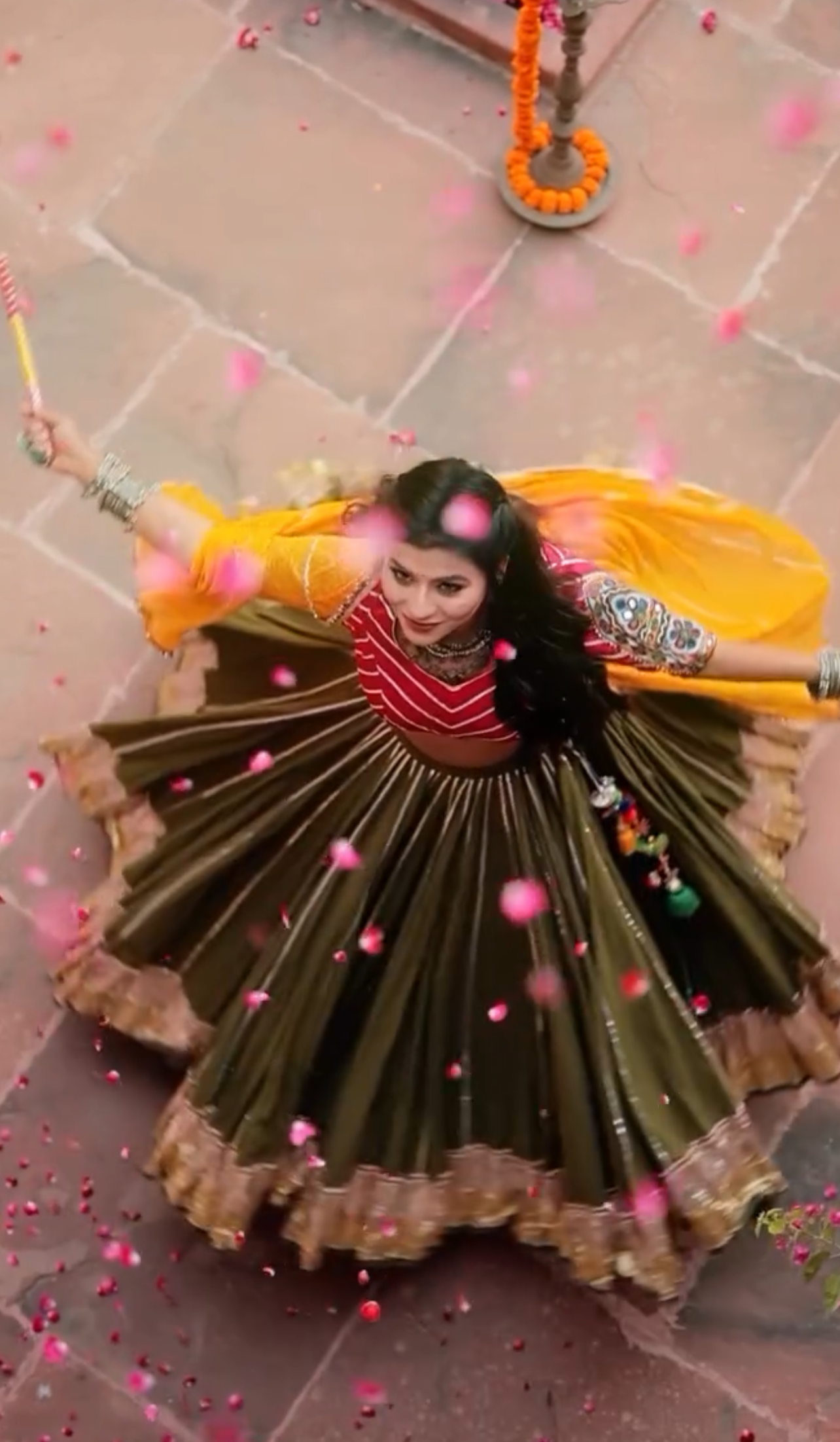 Sana Green Lehenga Set