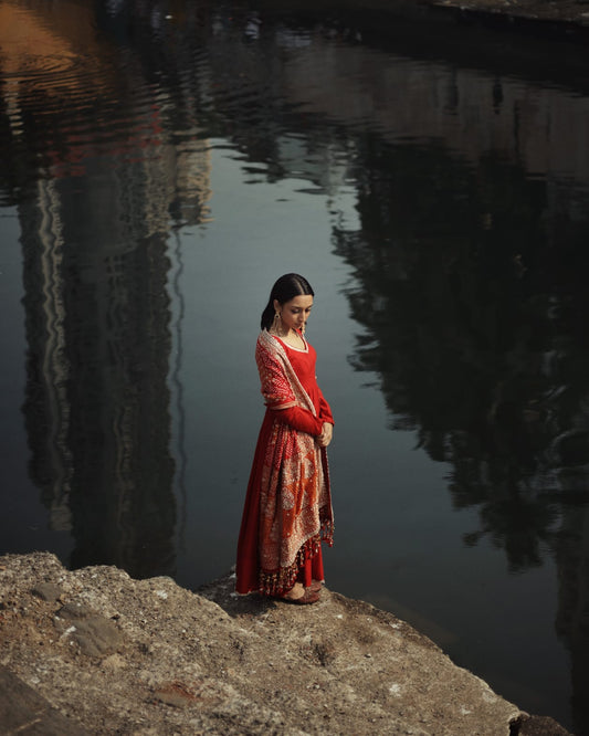 Sohini dutta Anarkali set