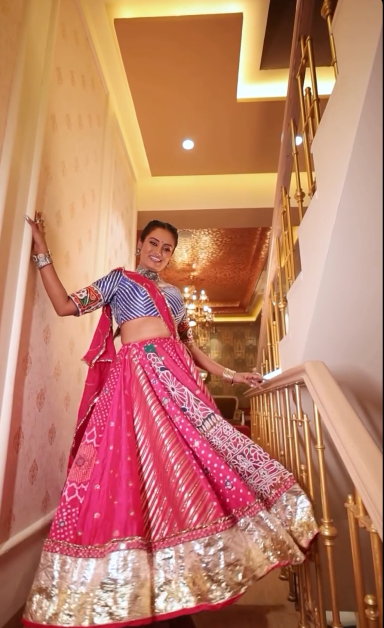 Pink Heavy Lehenga Set