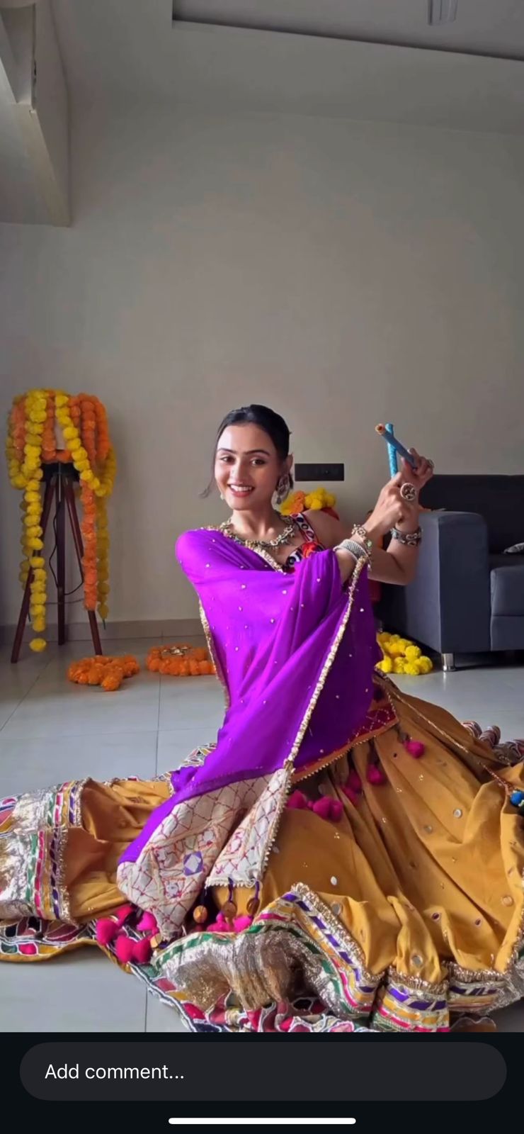 Janki Bandhani Lehenga Set