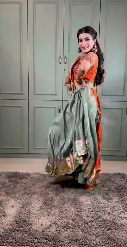 Virali rust lehenga set