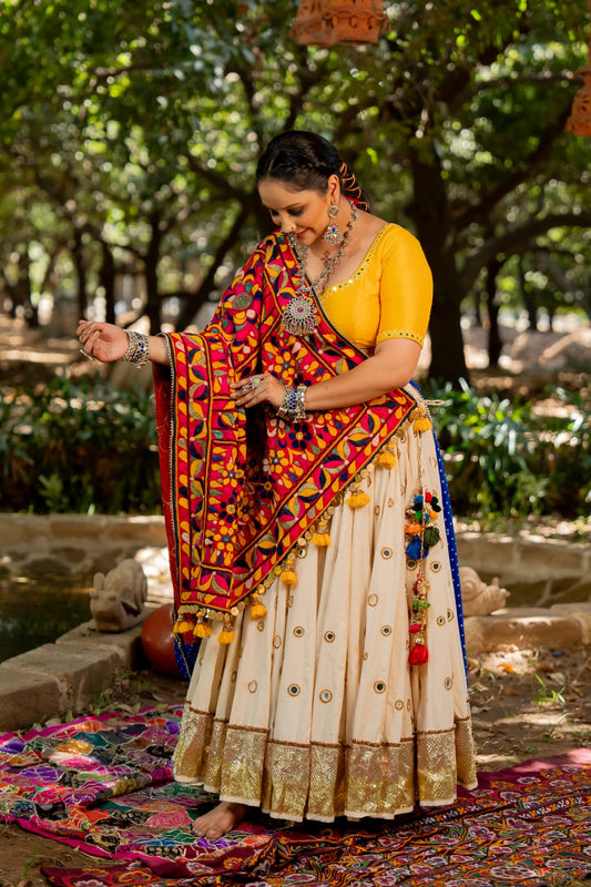 Navratri Yellow Blouse