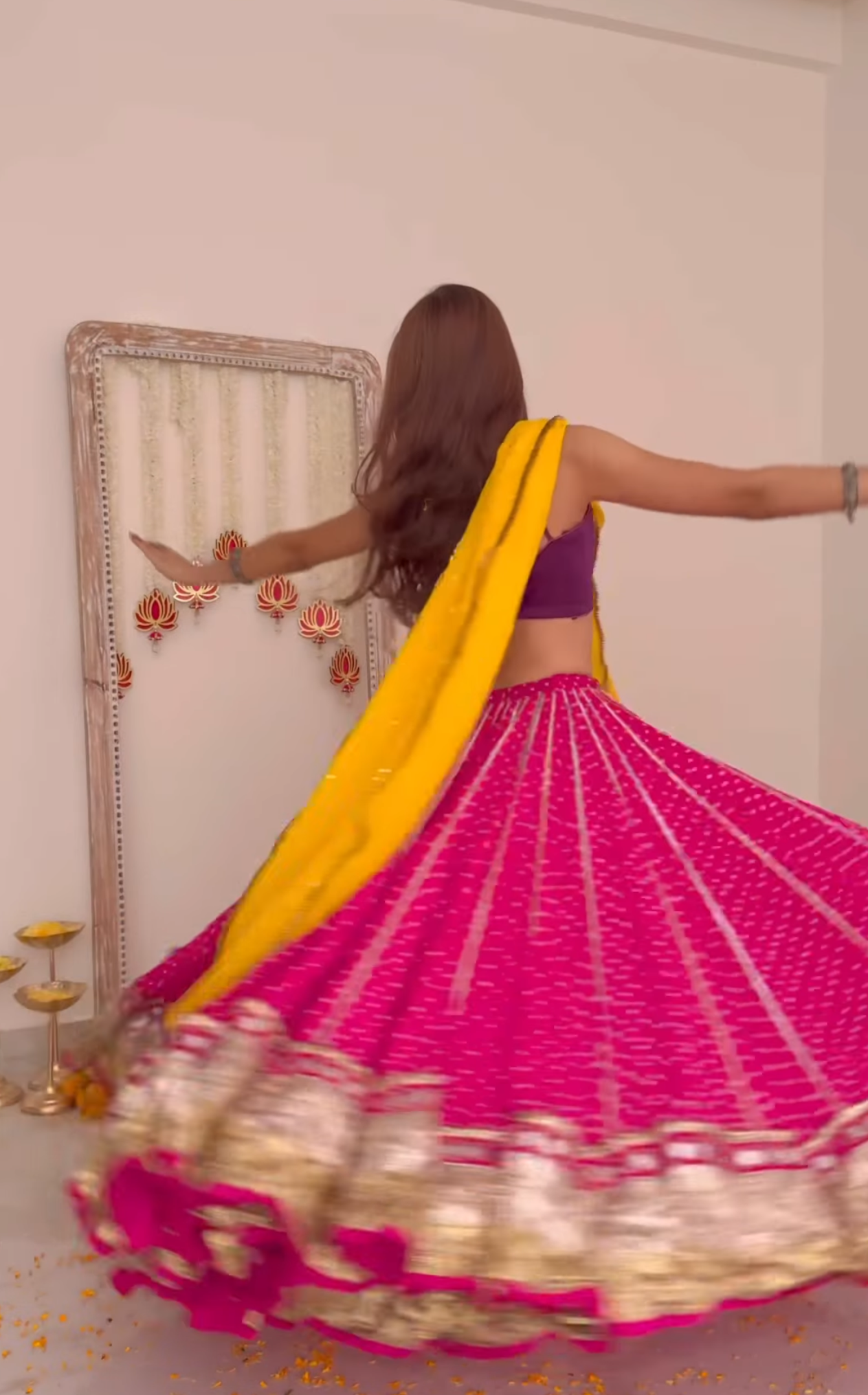 Akansha Bandhani Lehenga Set