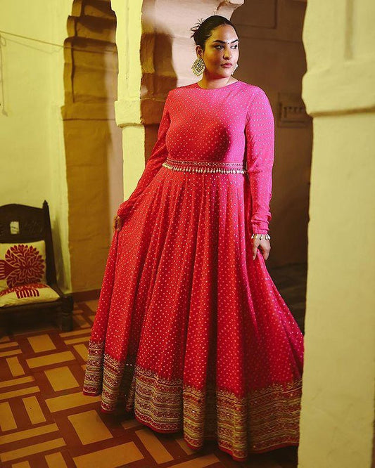 Sakshi Mahekrani Kalidar Set