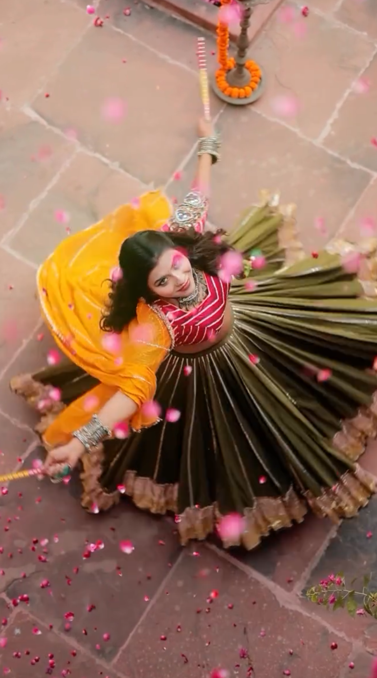 Sana Green Lehenga Set