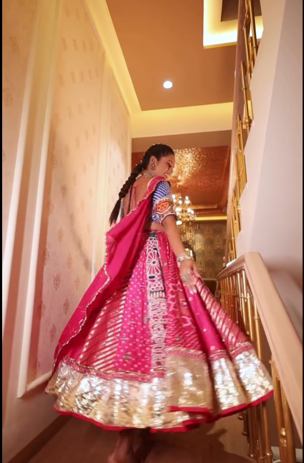 Pink Heavy Lehenga Set