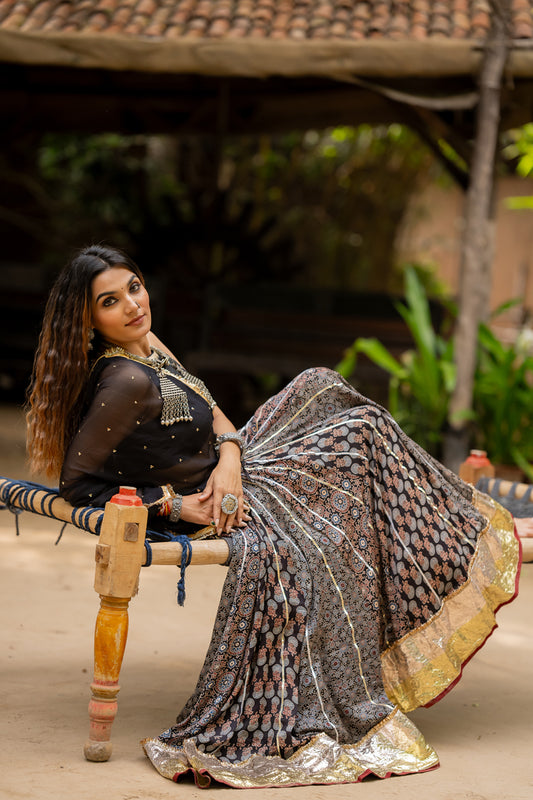 Ajrakh Modal Skirt