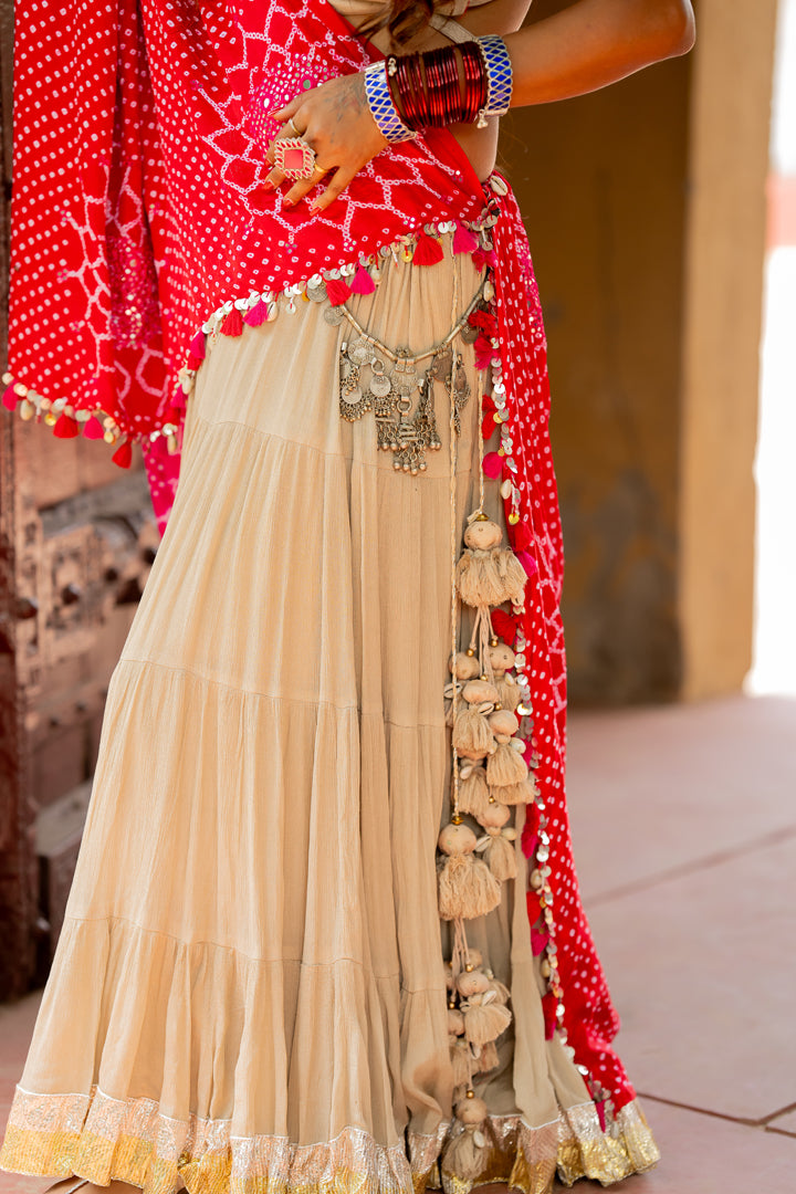 Surajmukhi Lehenga Set - Anjanase