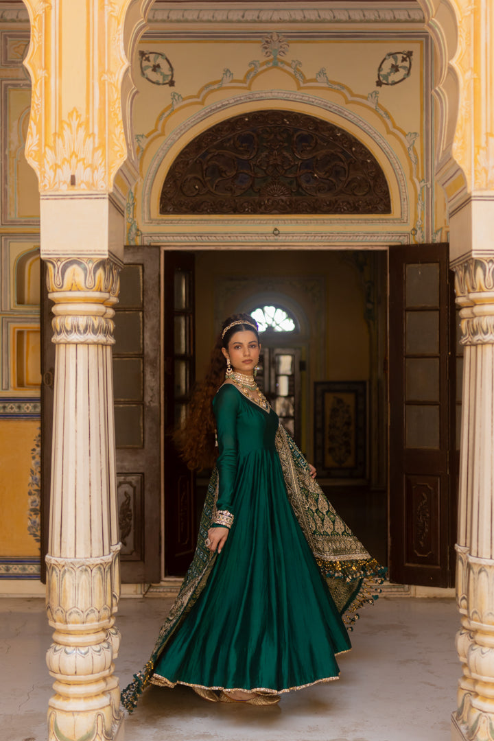 Samudri Anarkali Set