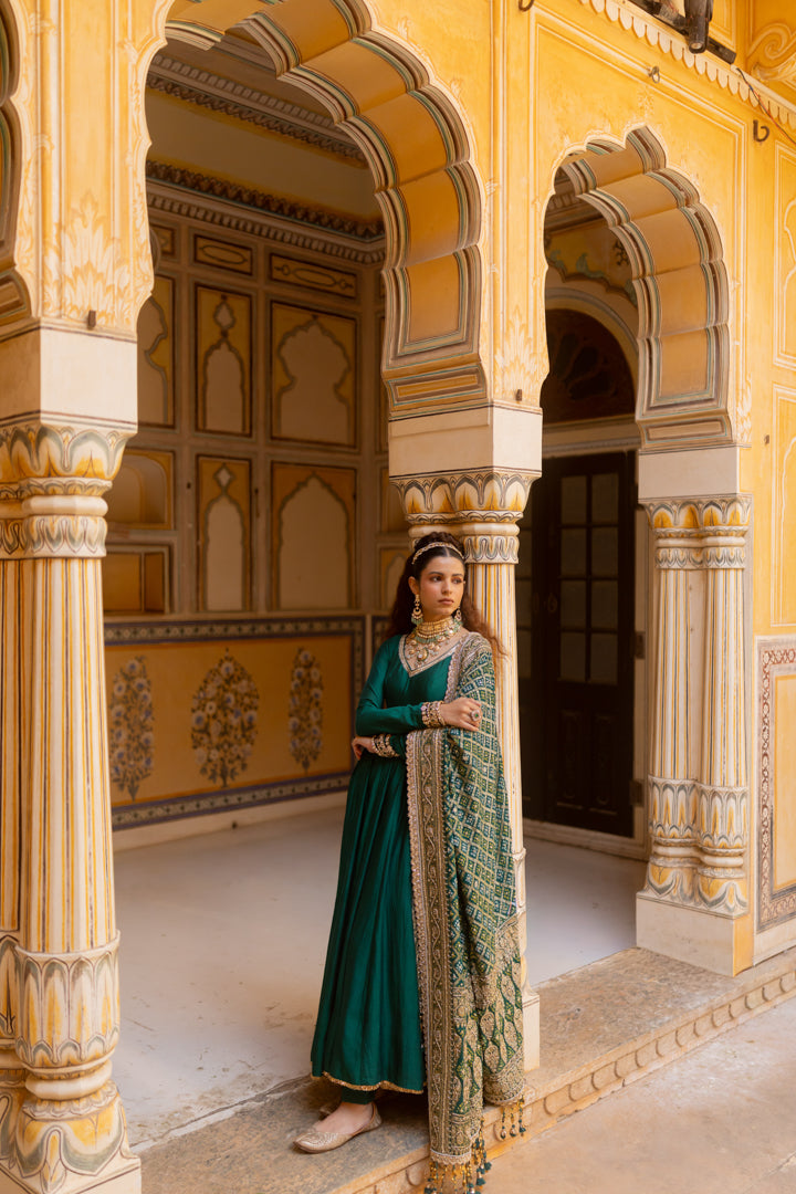 Samudri Anarkali Set