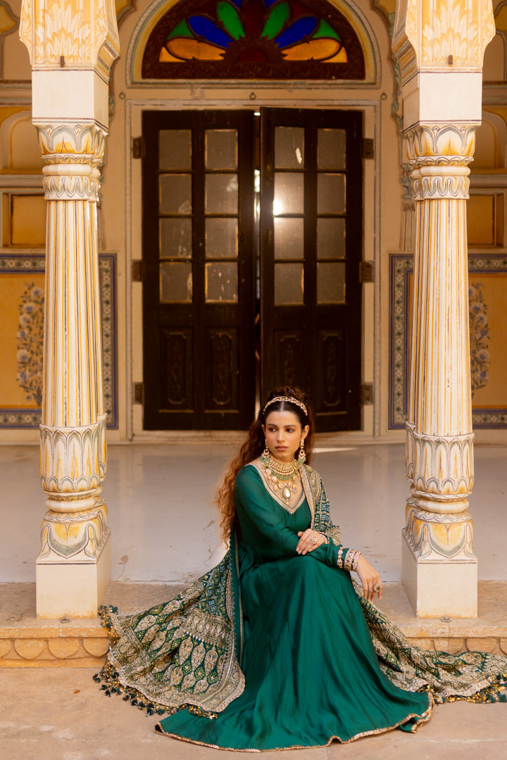 Samudri Anarkali Set