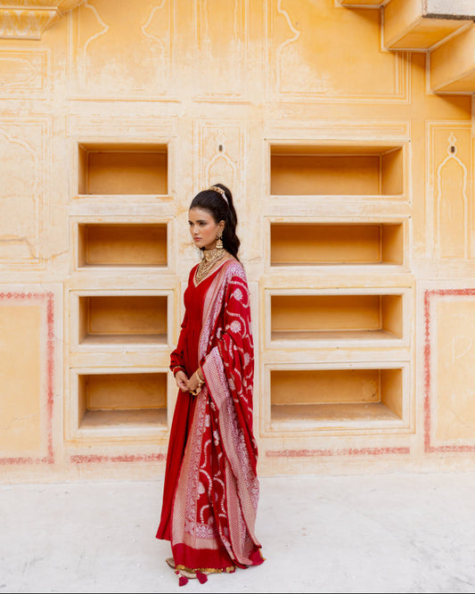 Mrigesha Anarkali Set