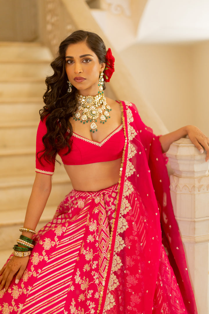 Barkha lehenga set