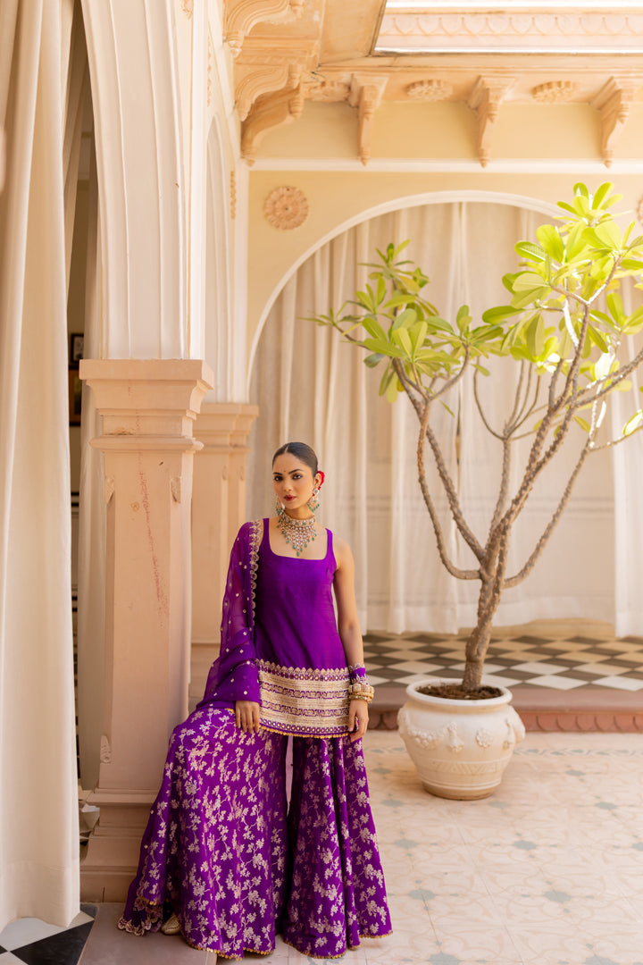 Vishwa Sharara Set