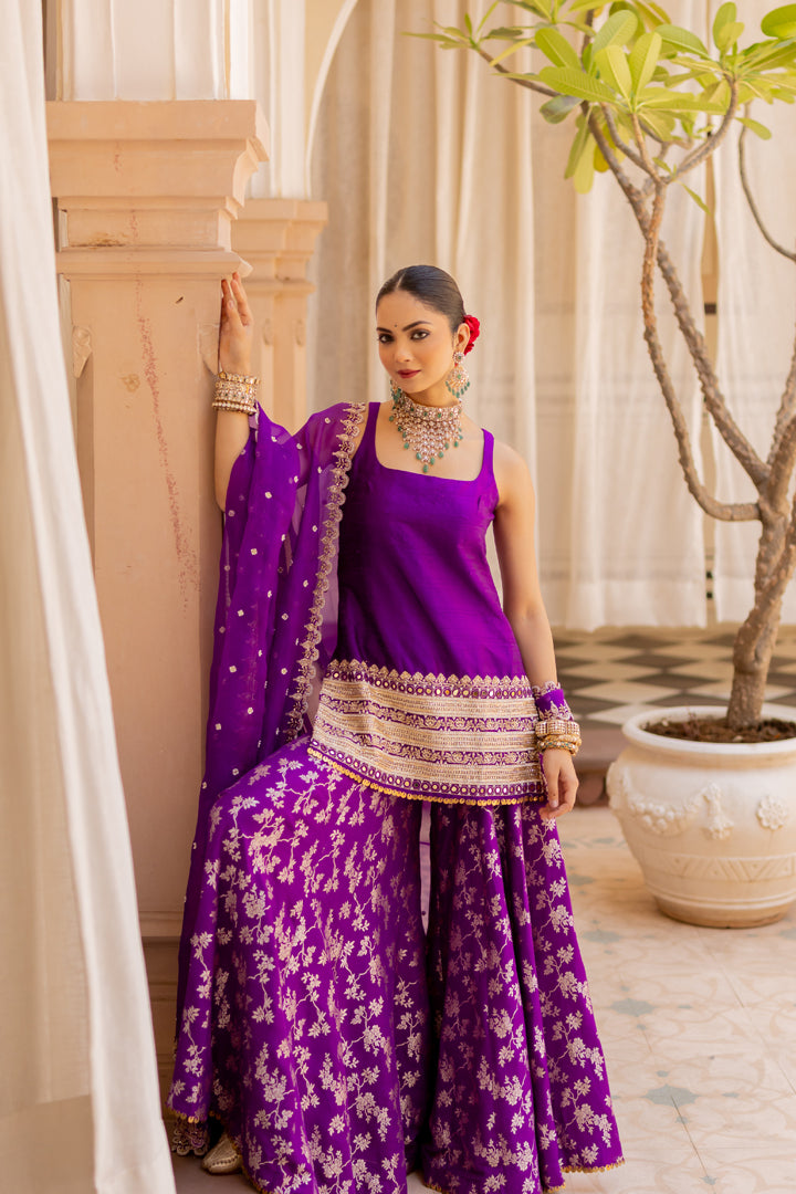 Vishwa Sharara Set