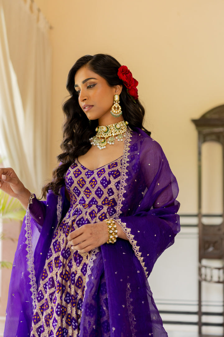 Medha Anarkali Set