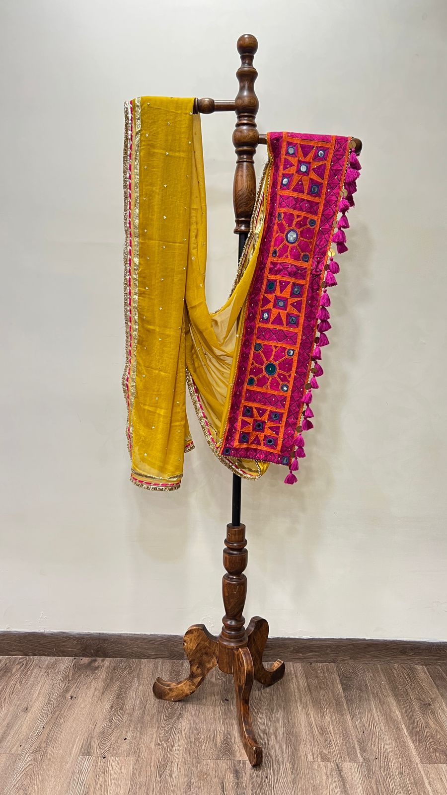 Chiffon With Patchwork Dupatta