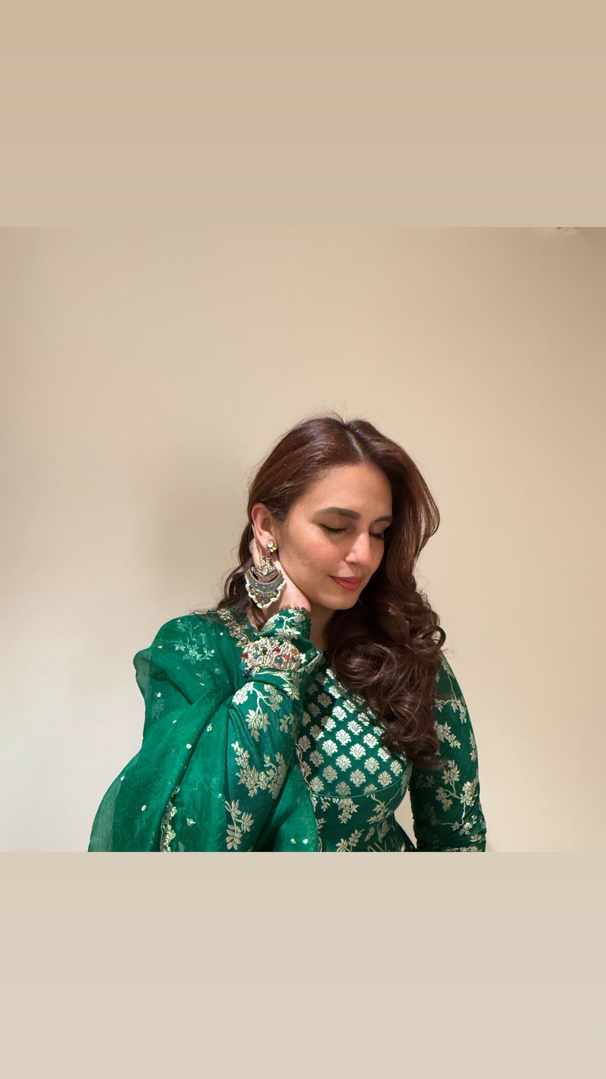 Huma Qureshi Anarkali Set
