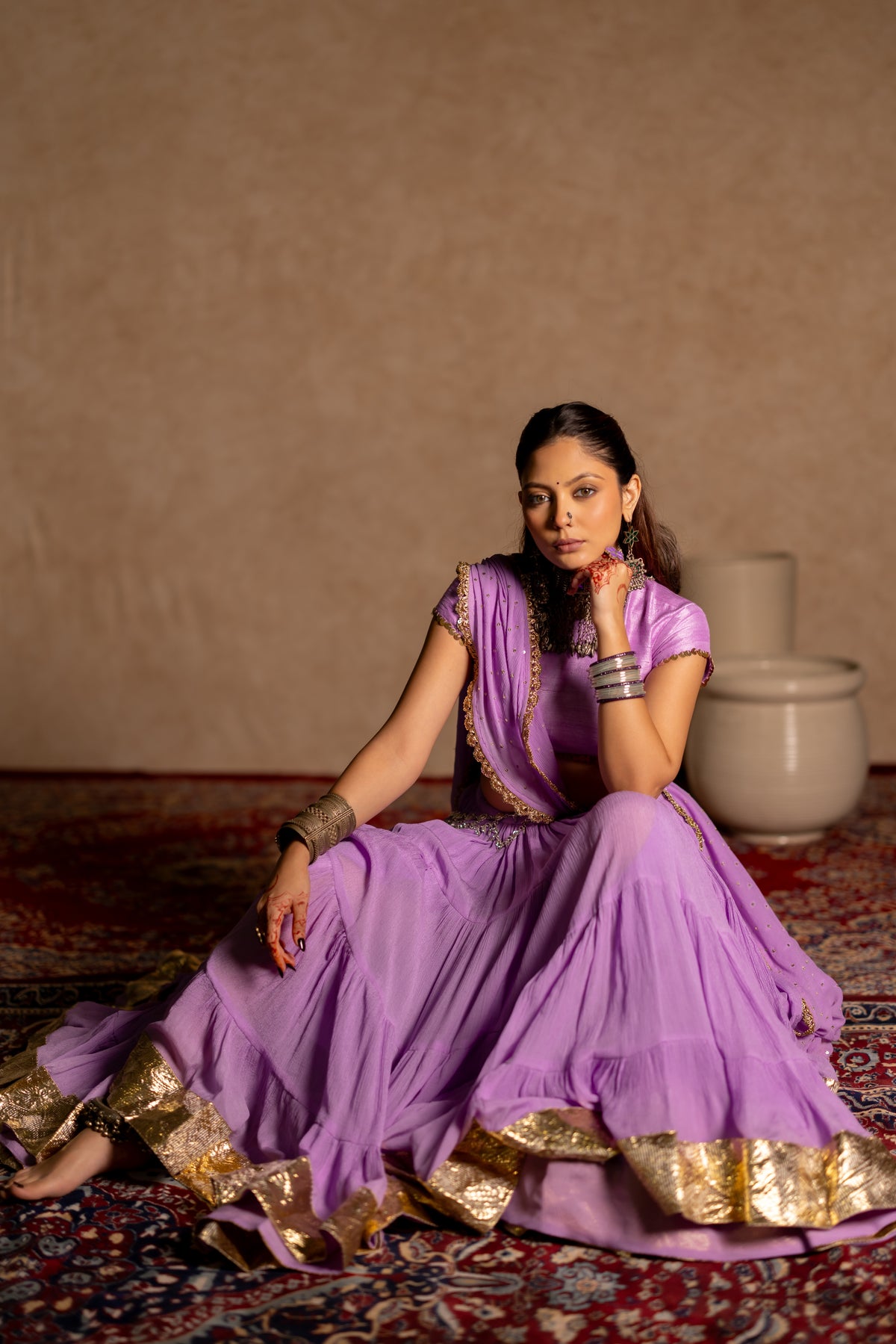 Jhamku Lehenga Set