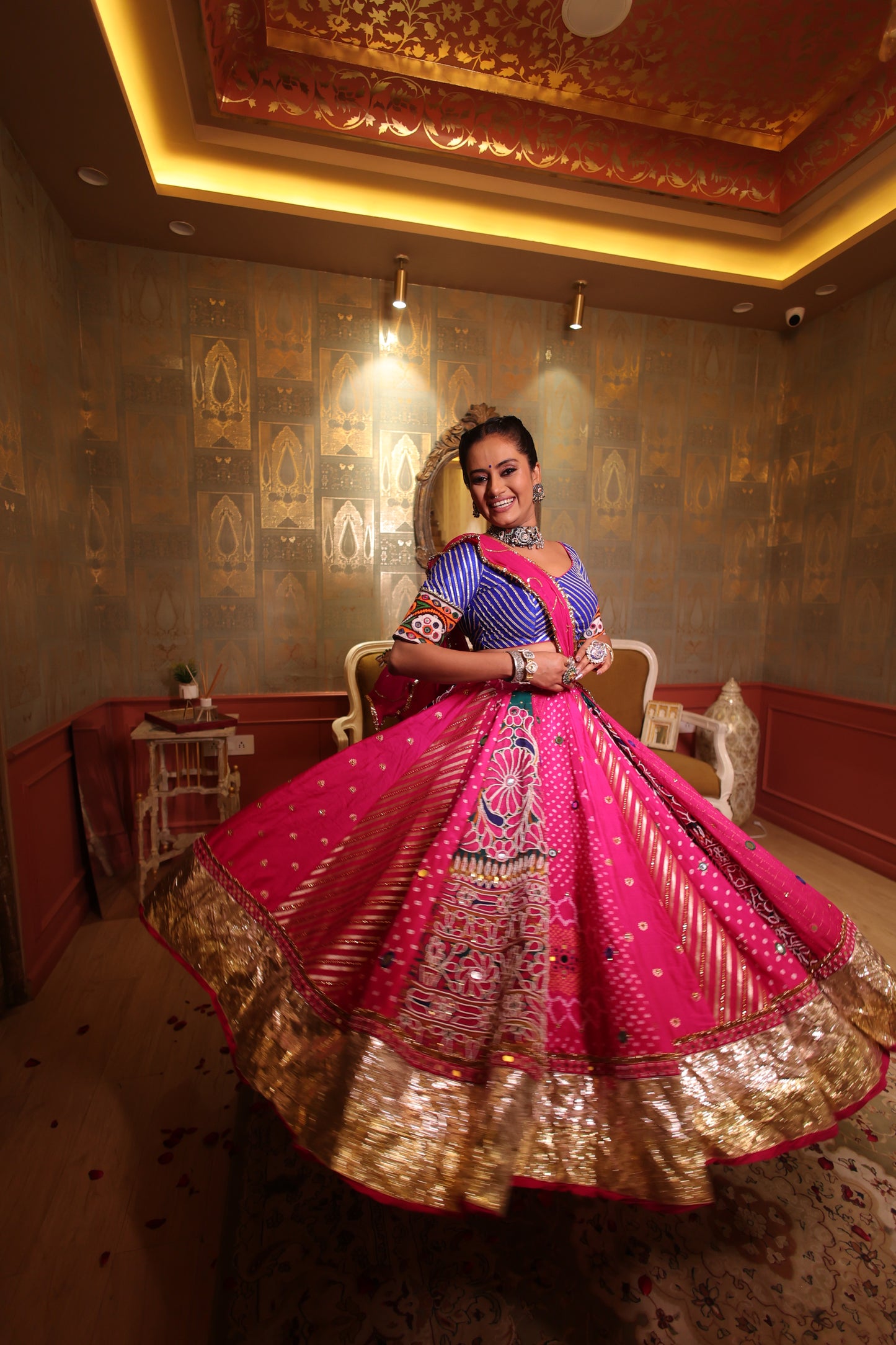 Pink Heavy Lehenga Set