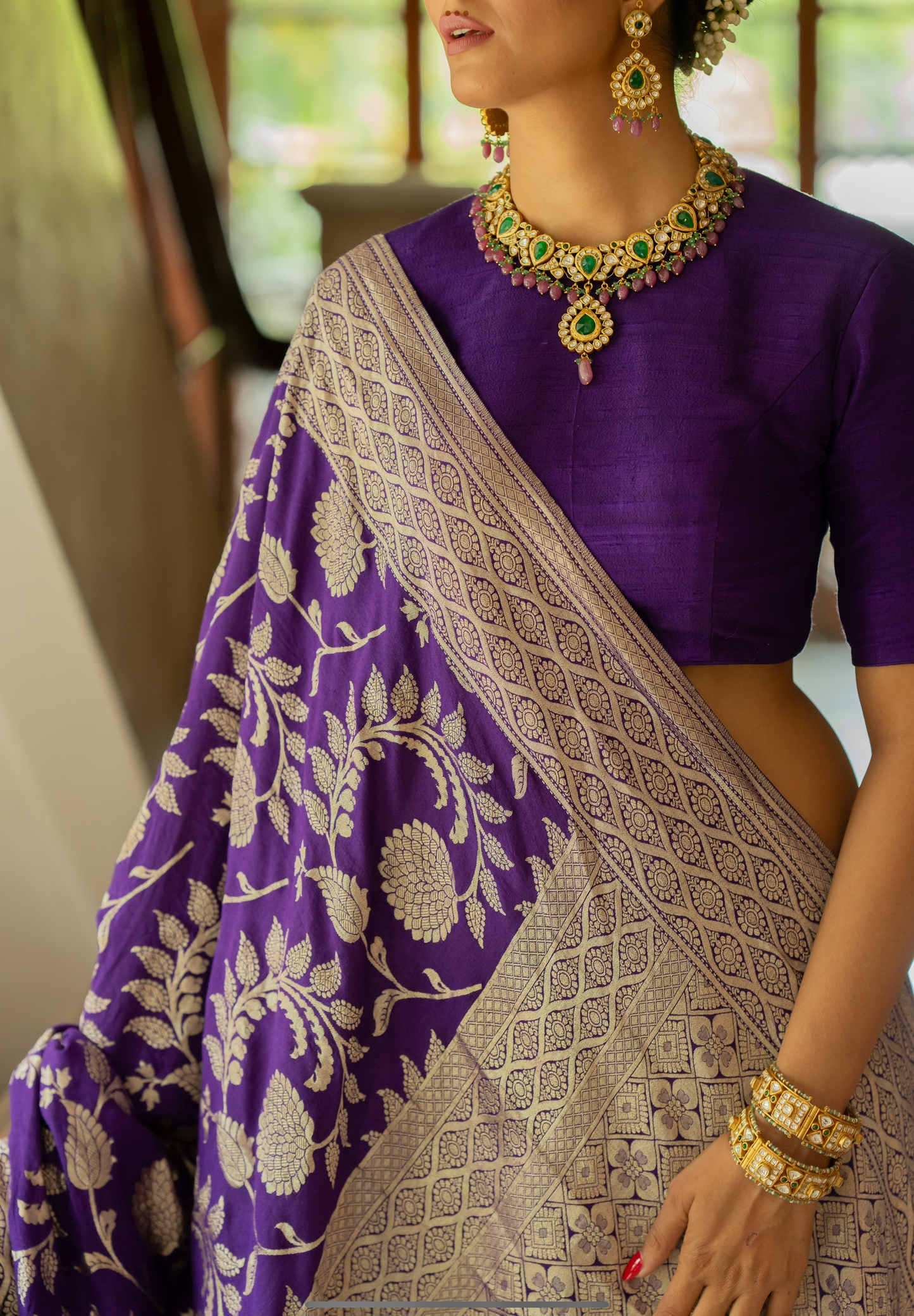 Leela Banarasi Saree - Anjanase