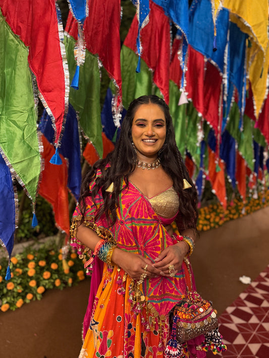 Heavy Patch Lehenga Set