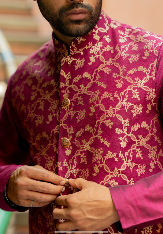 Harivadhan Koti Kurta Set - Anjanase