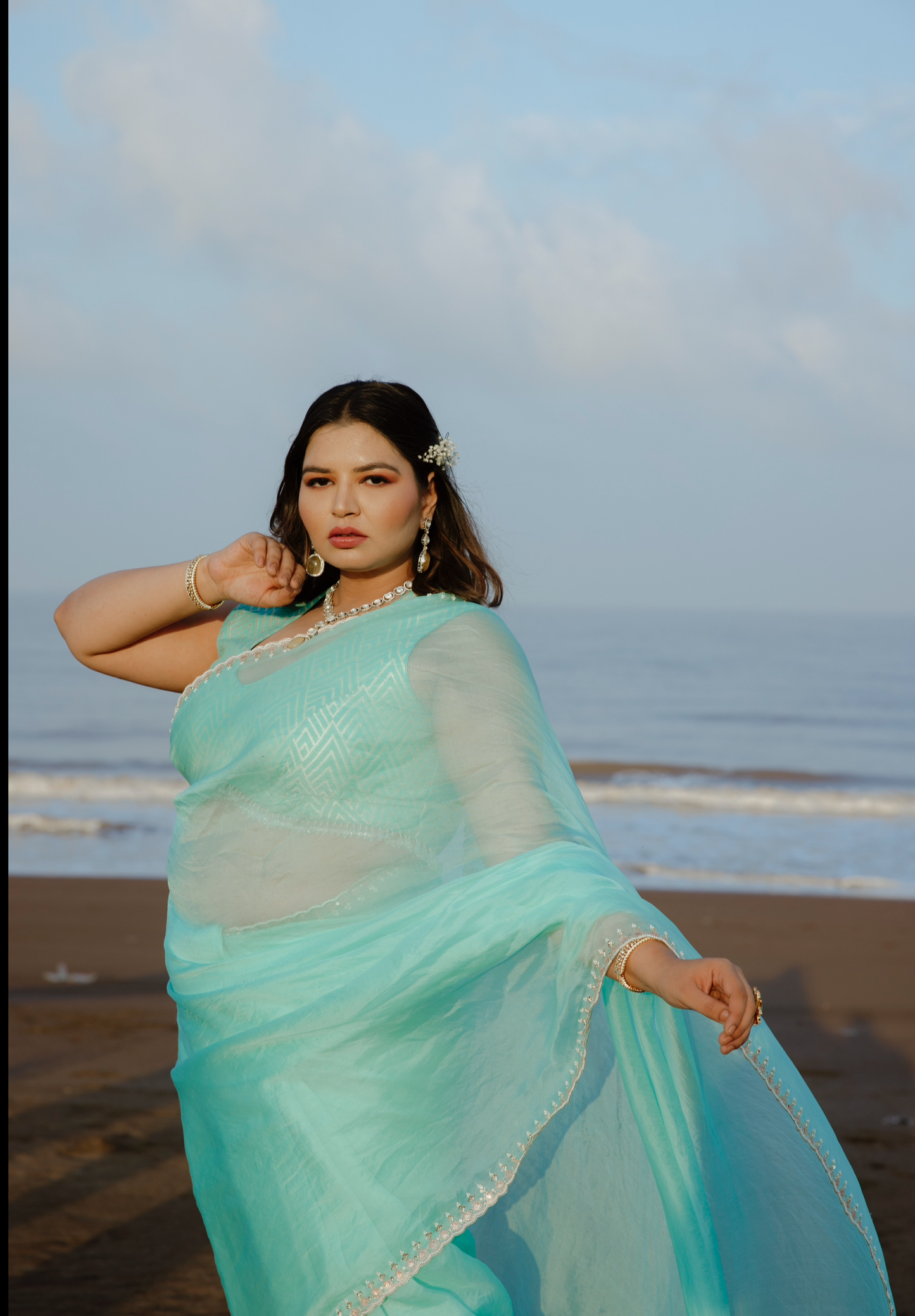 Mili Saree - Anjanase