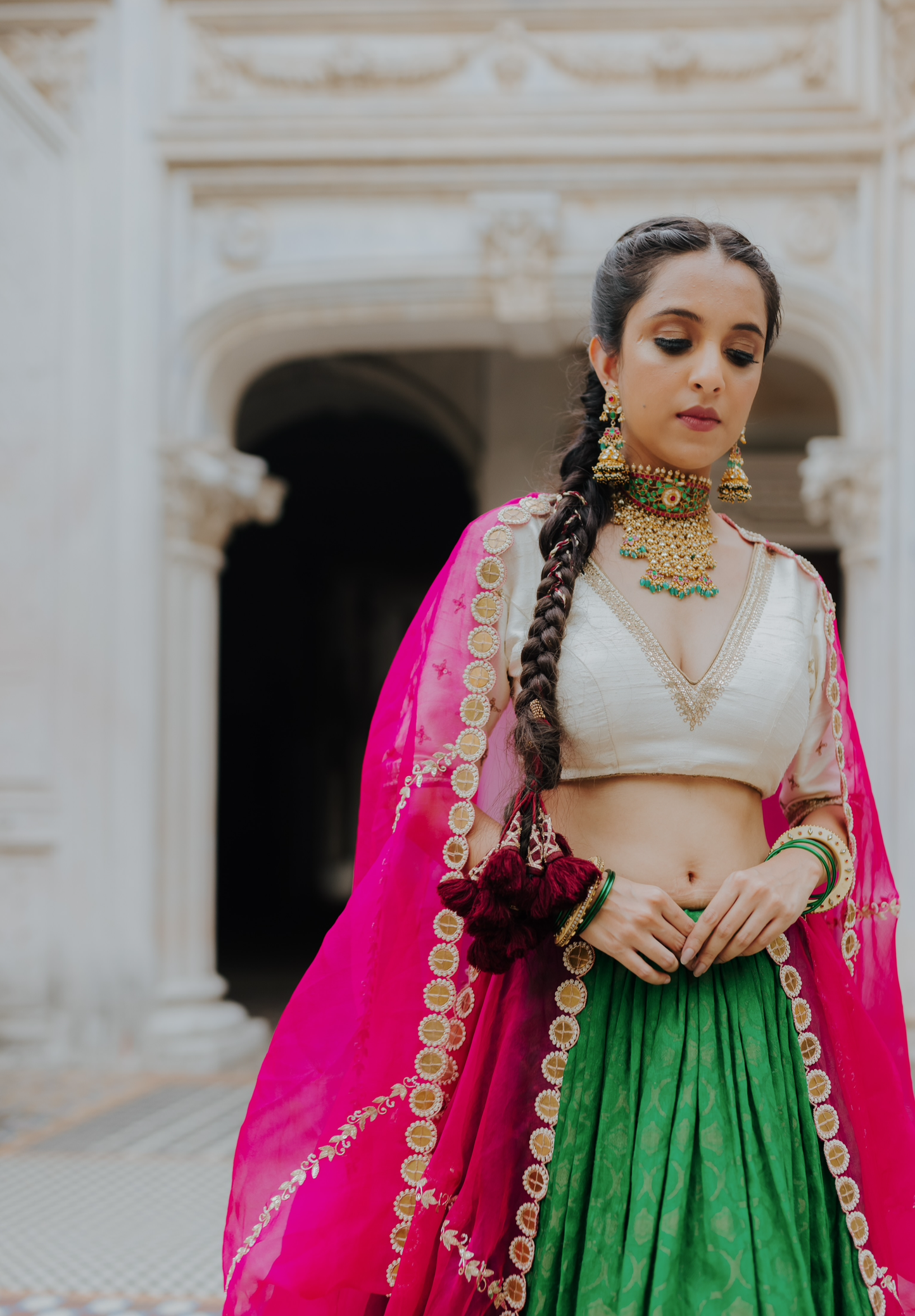 Saloni Lehenga Set - Anjanase