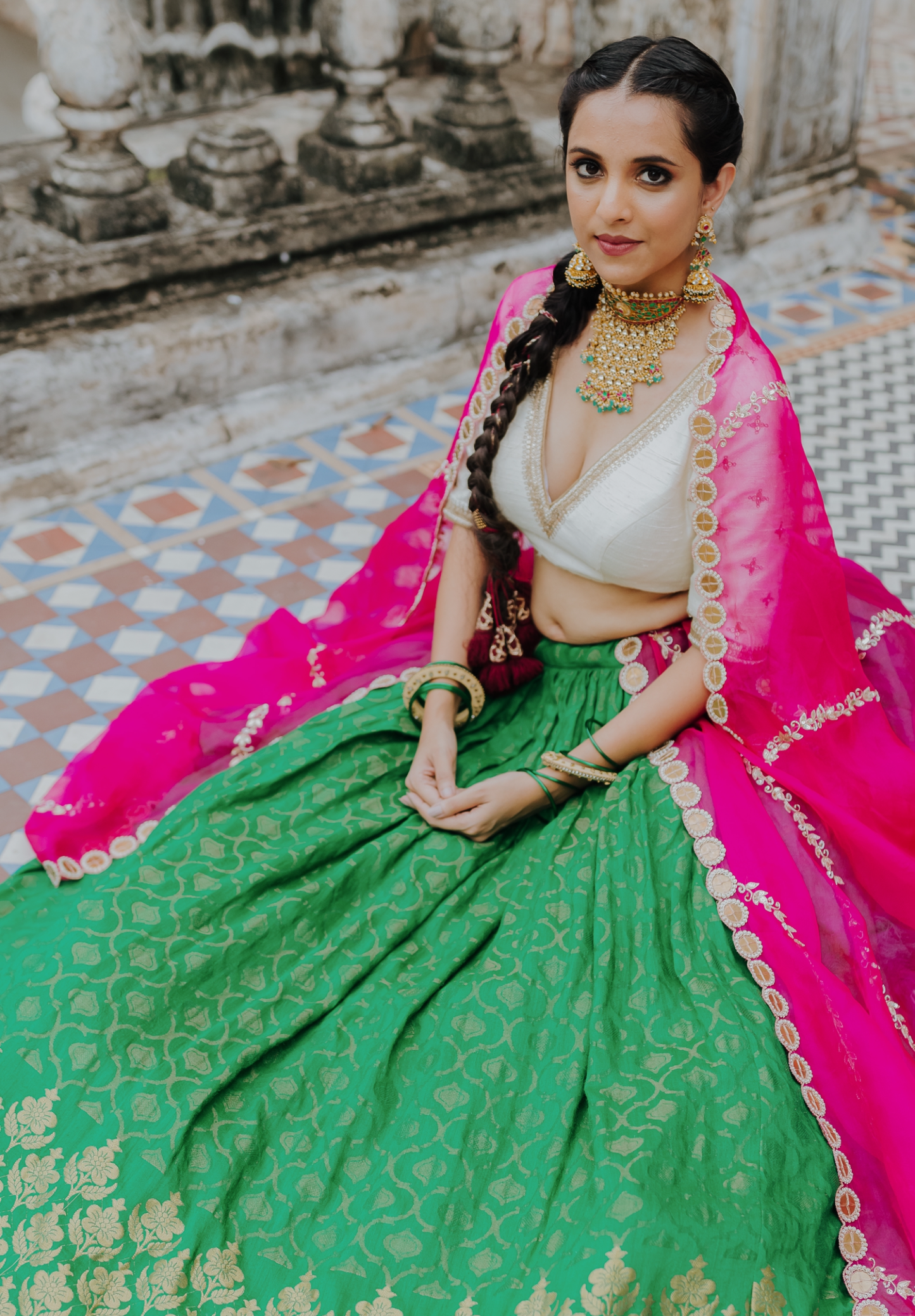 Saloni Lehenga Set - Anjanase