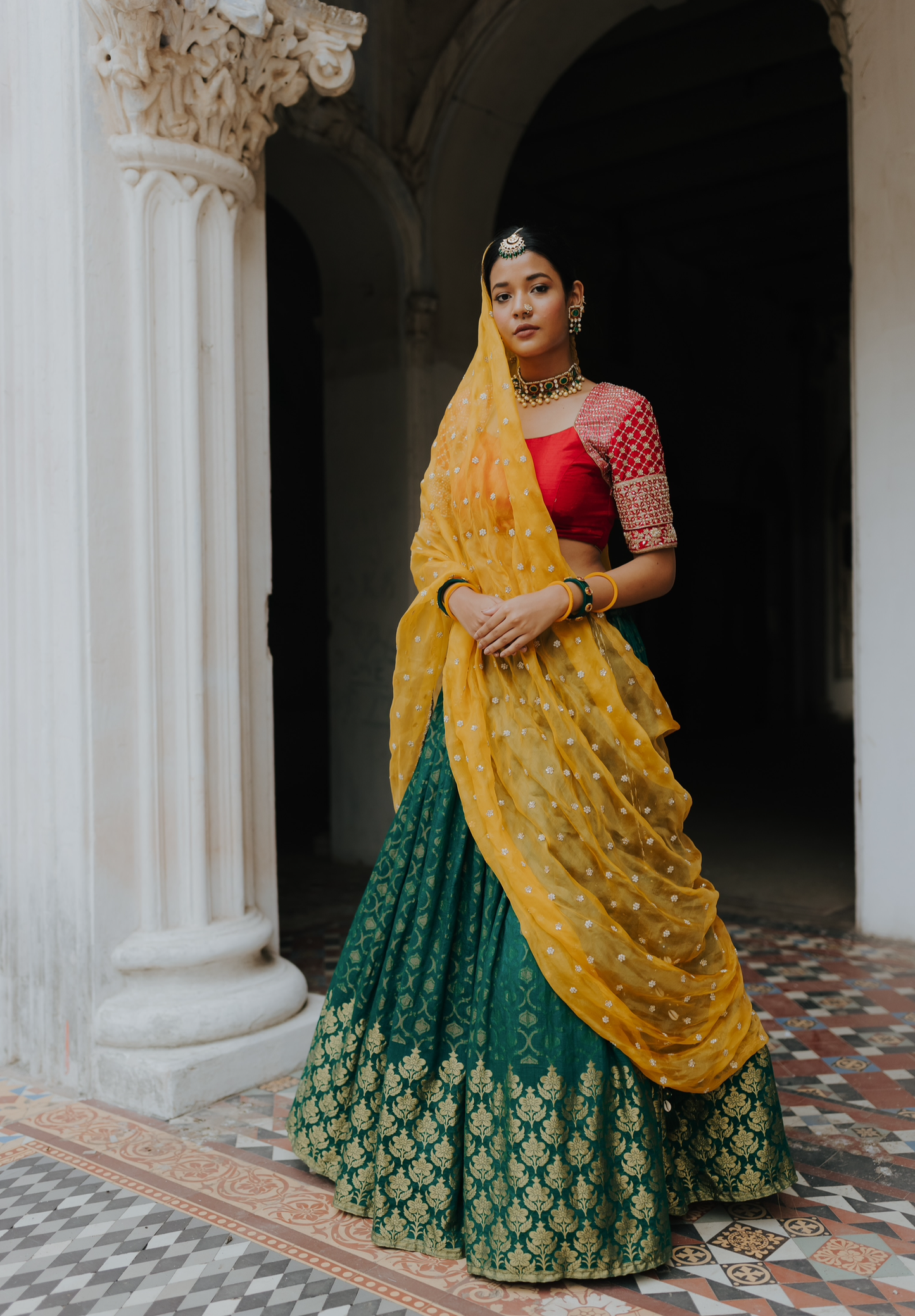 Zeeba Lehenga Set - Anjanase