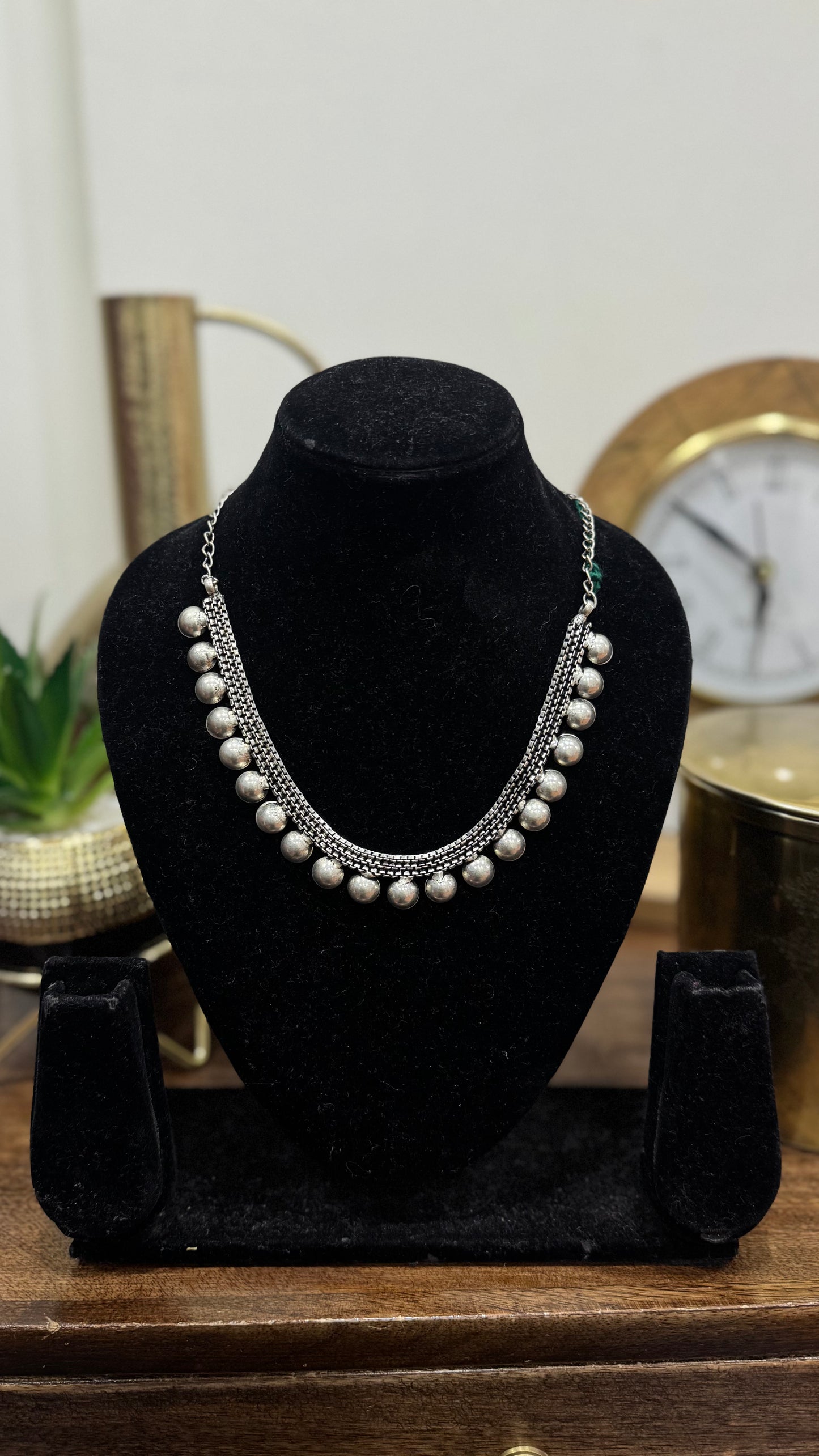 Oxidised Necklace