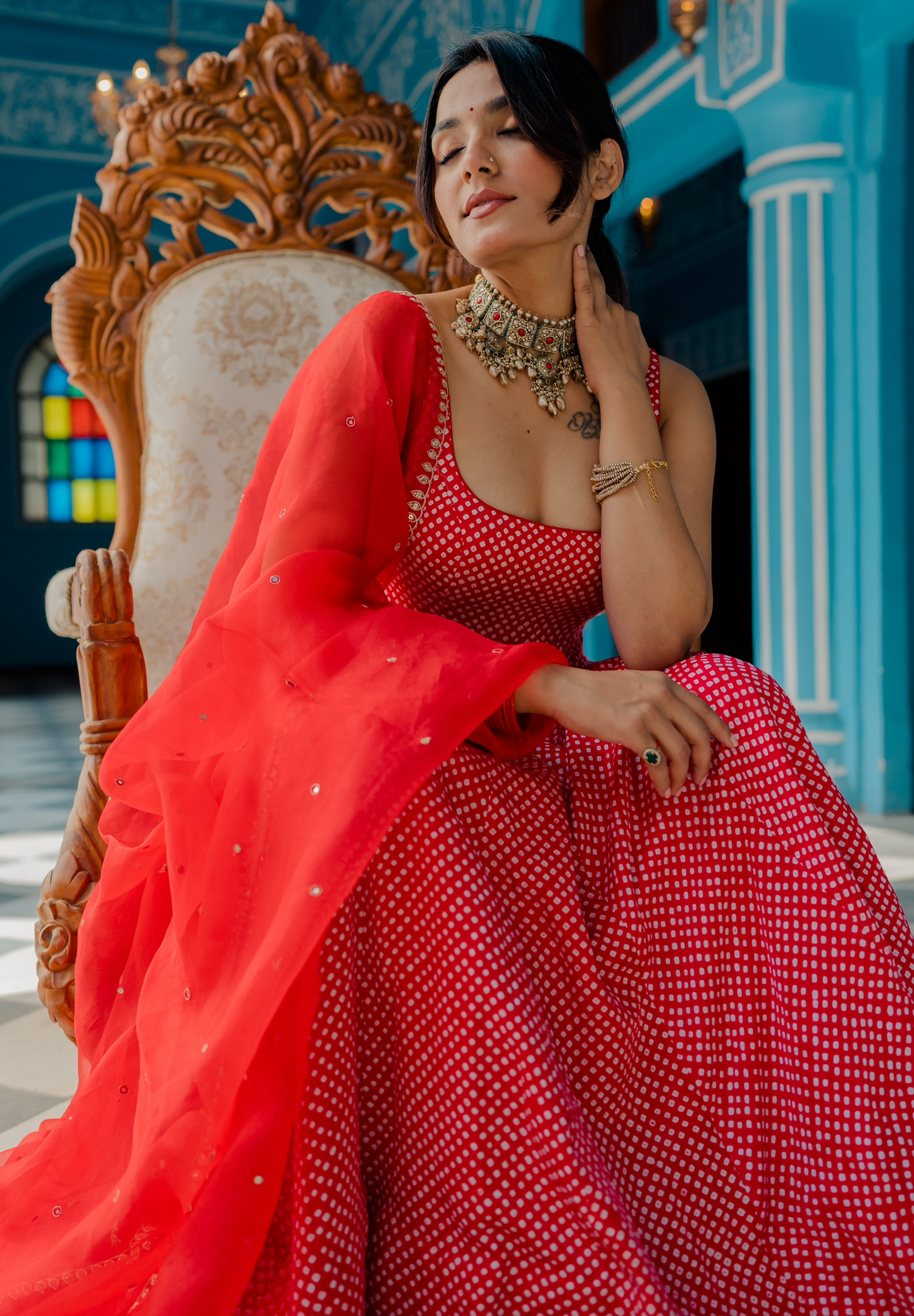 Lalima Anarkali Set - Anjanase