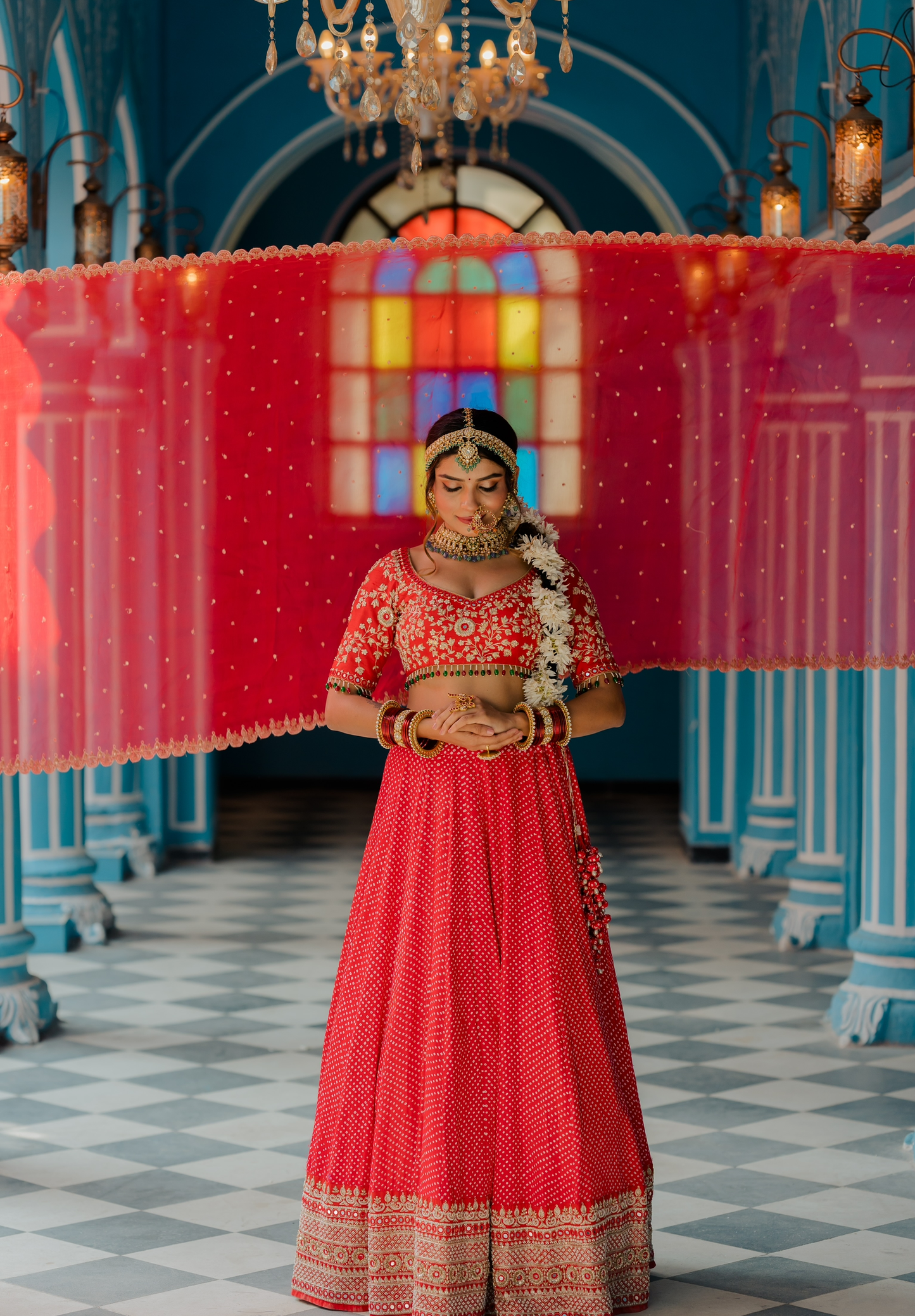 Lali lehenga set - Anjanase