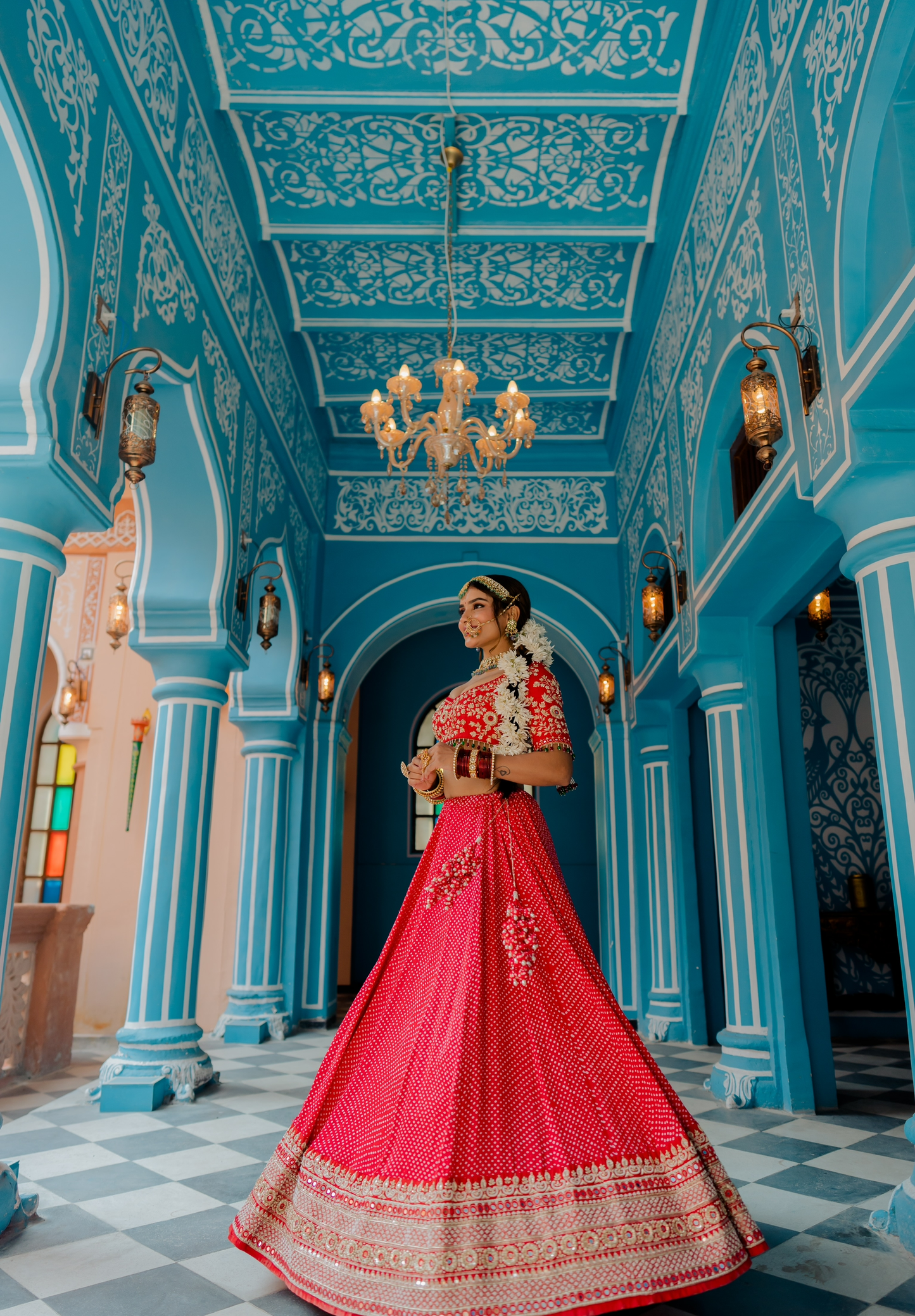 Lali lehenga set - Anjanase