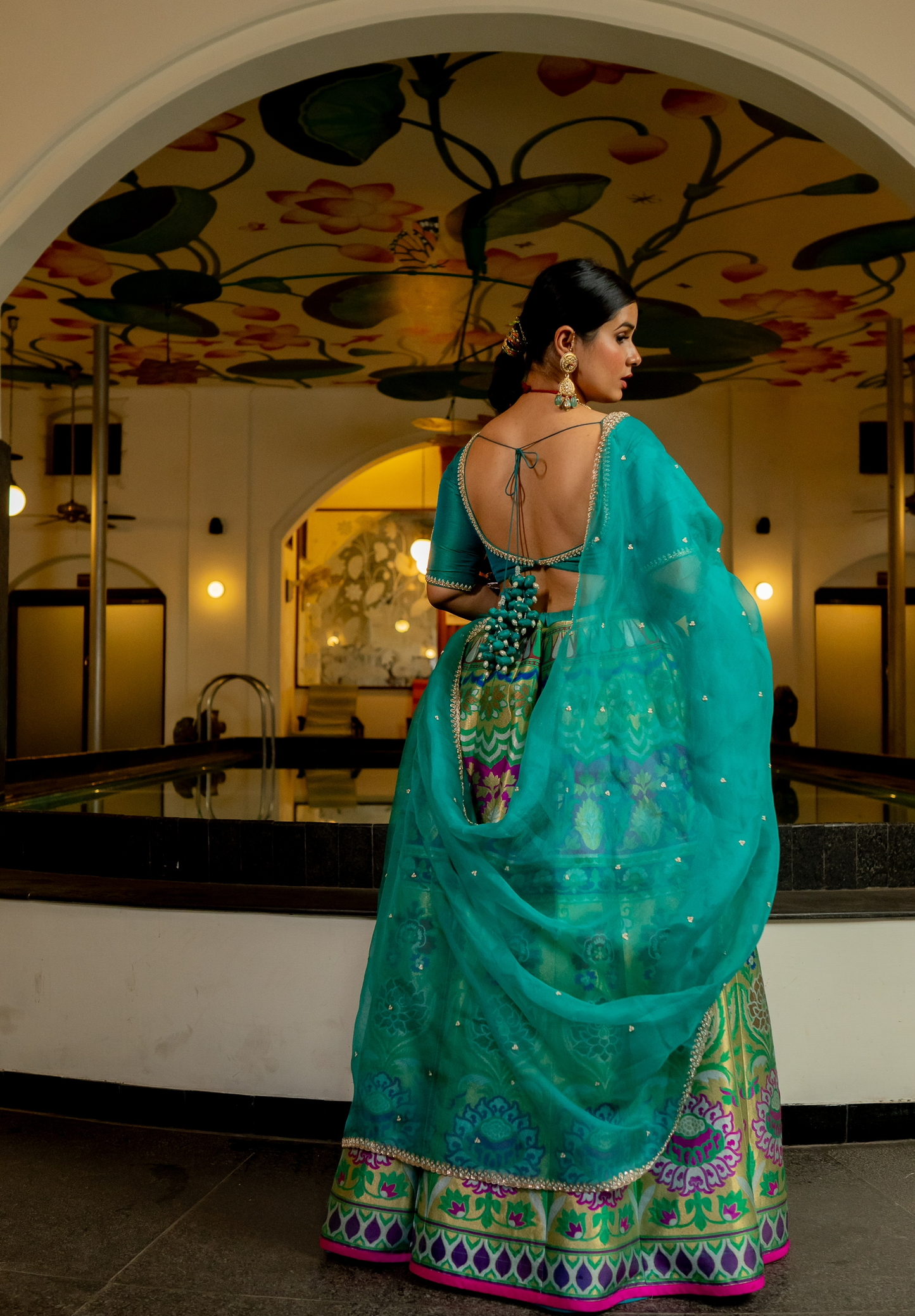 Maharani Firozi Dupatta