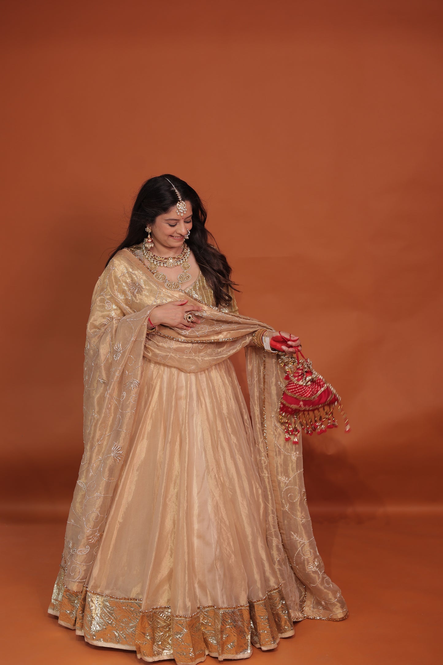 Golden Lehenga Set