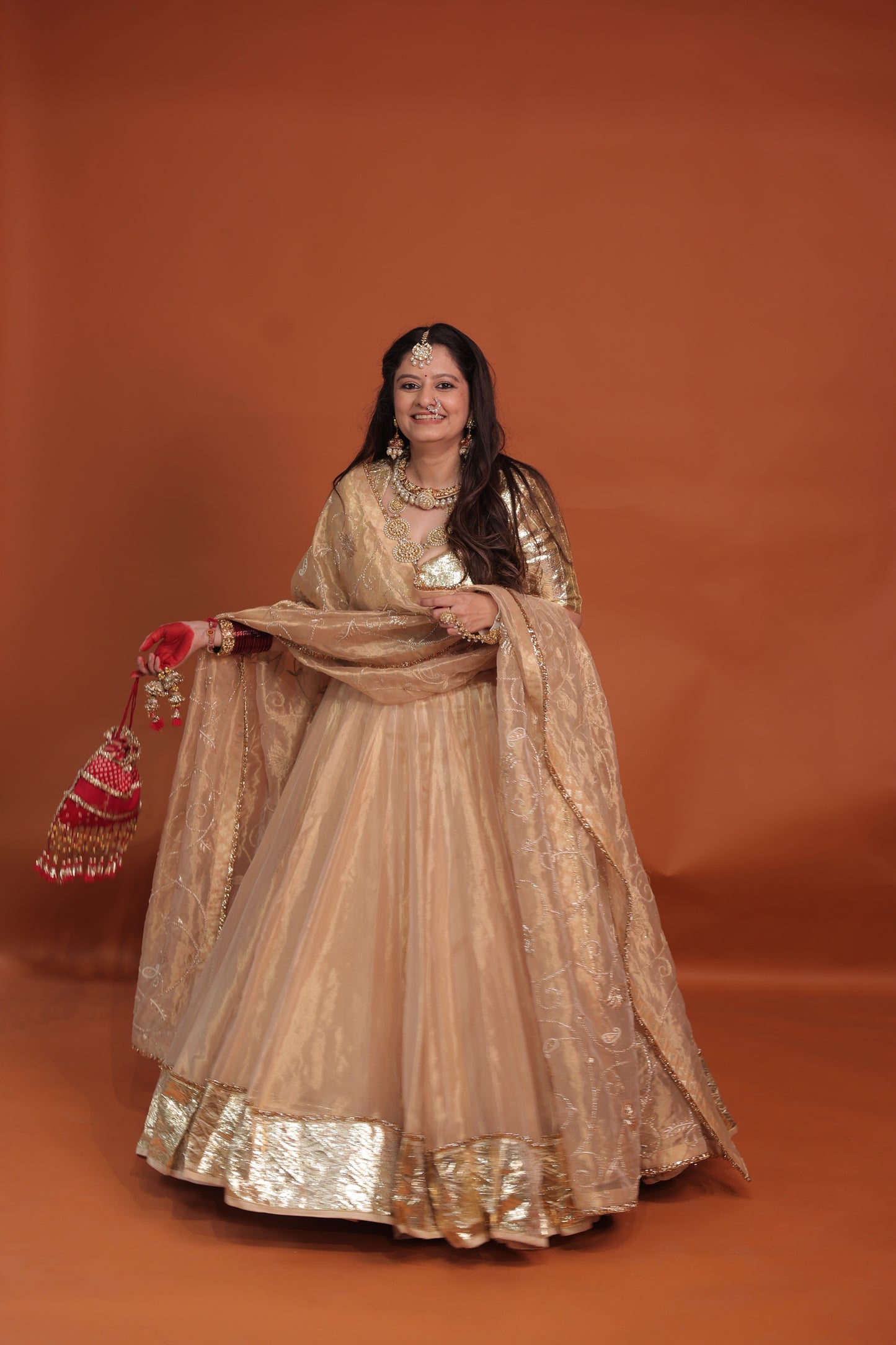 Golden Lehenga Set