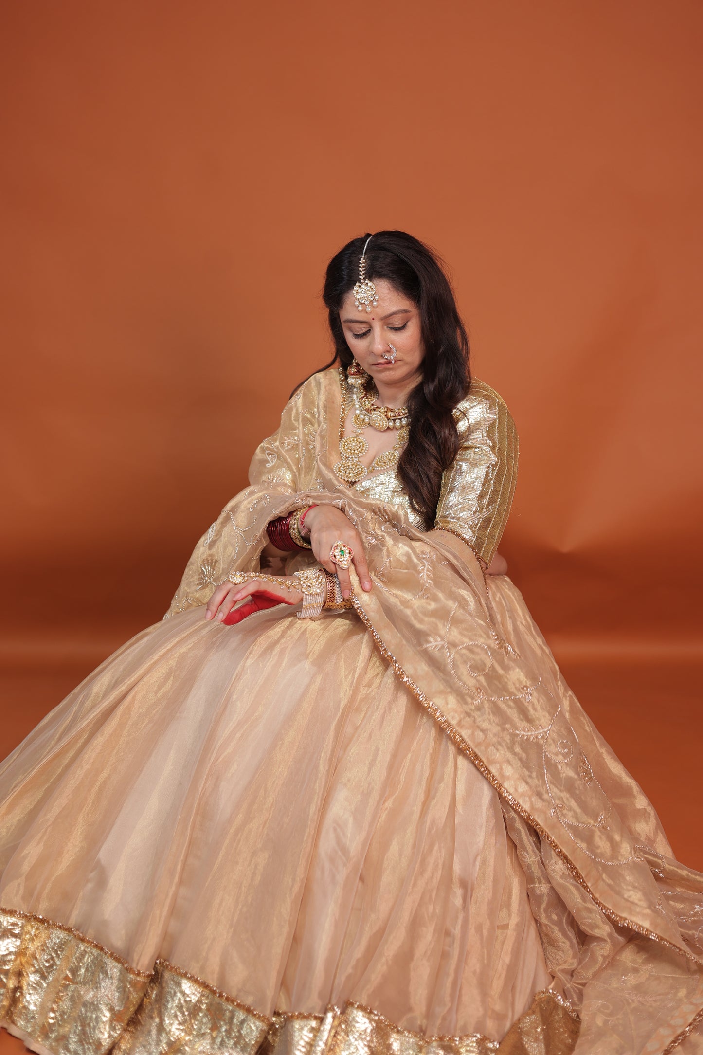 Golden Lehenga Set