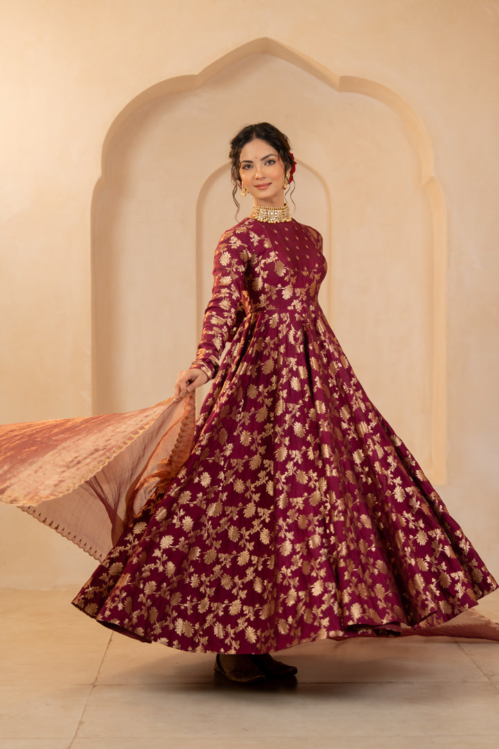 Durva Anarkali Set
