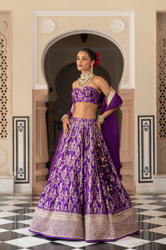 Pashmina Lehenga Set