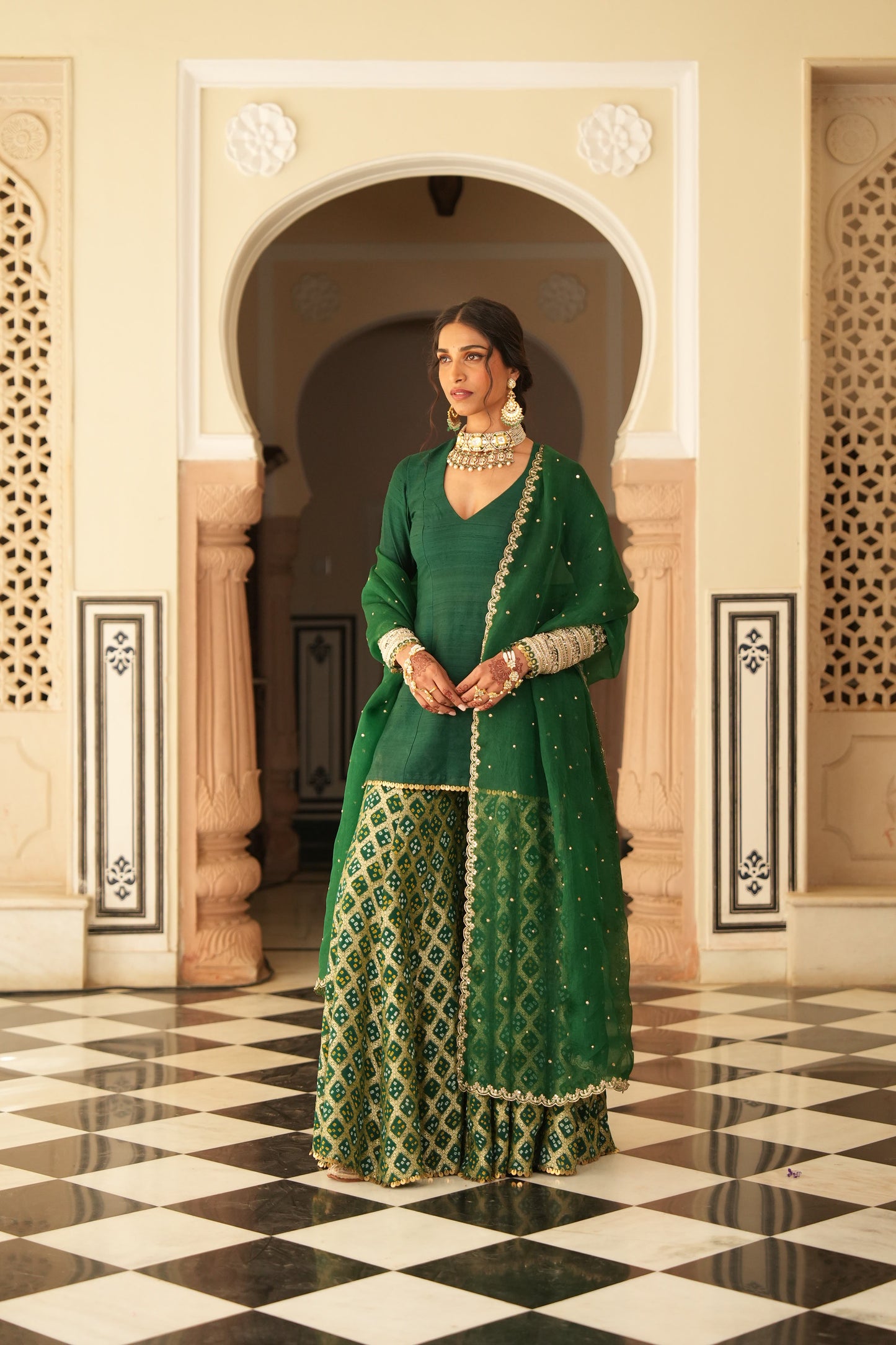 Shravya Sharara Set