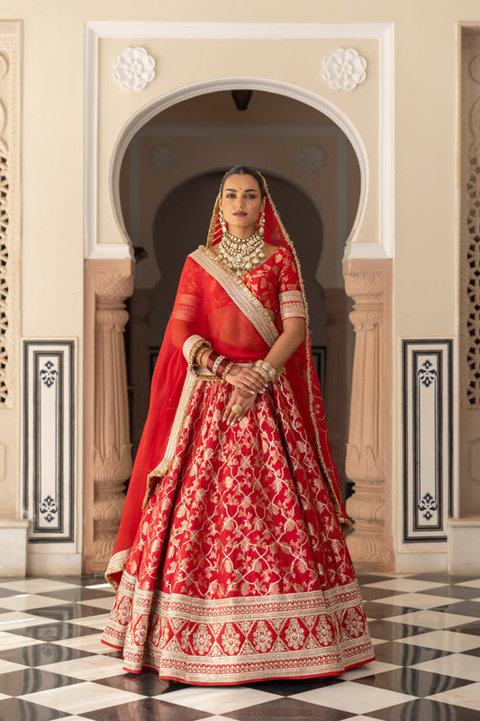 Dakshini Lehenga Set