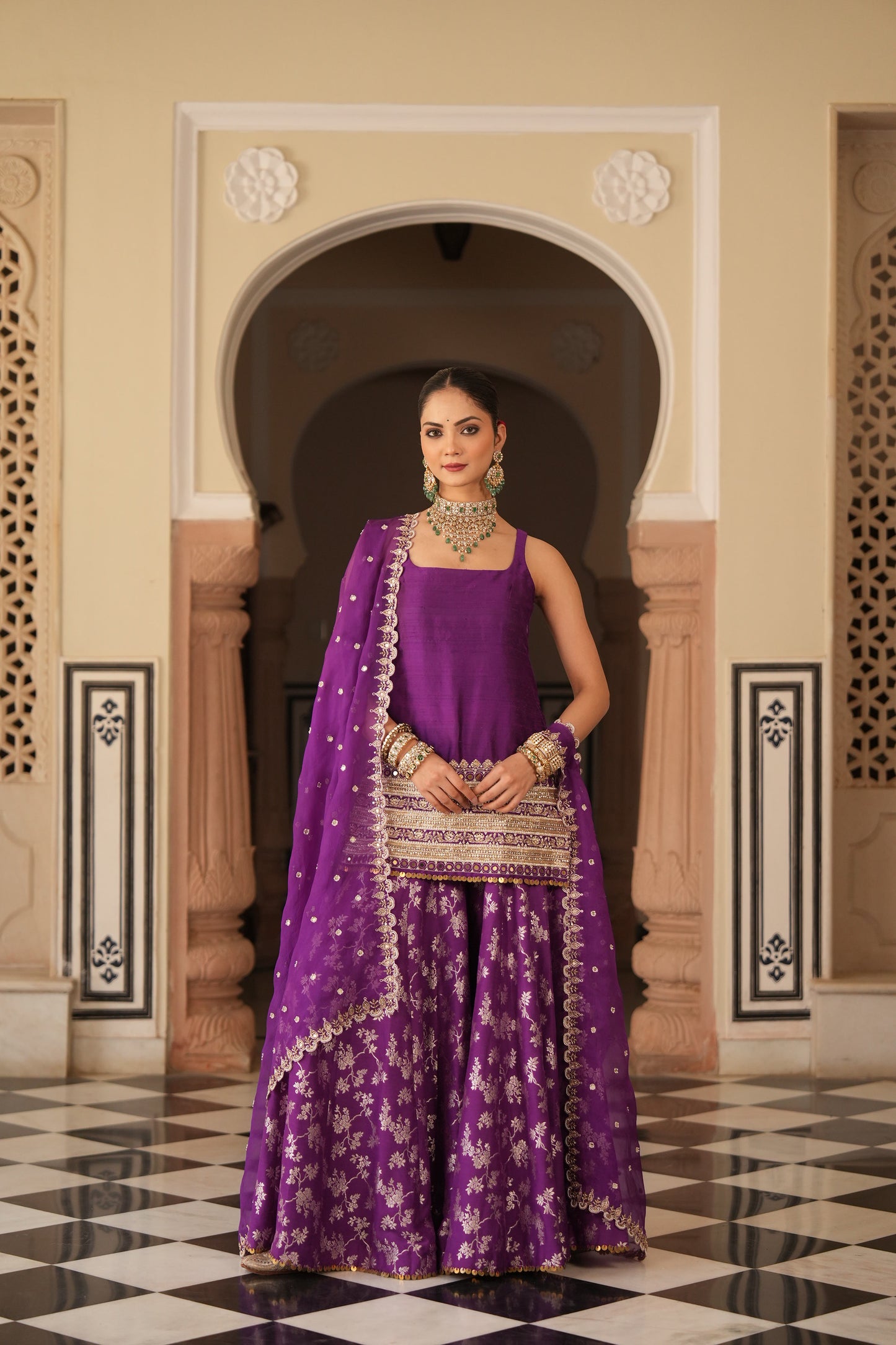 Vishwa Sharara Set