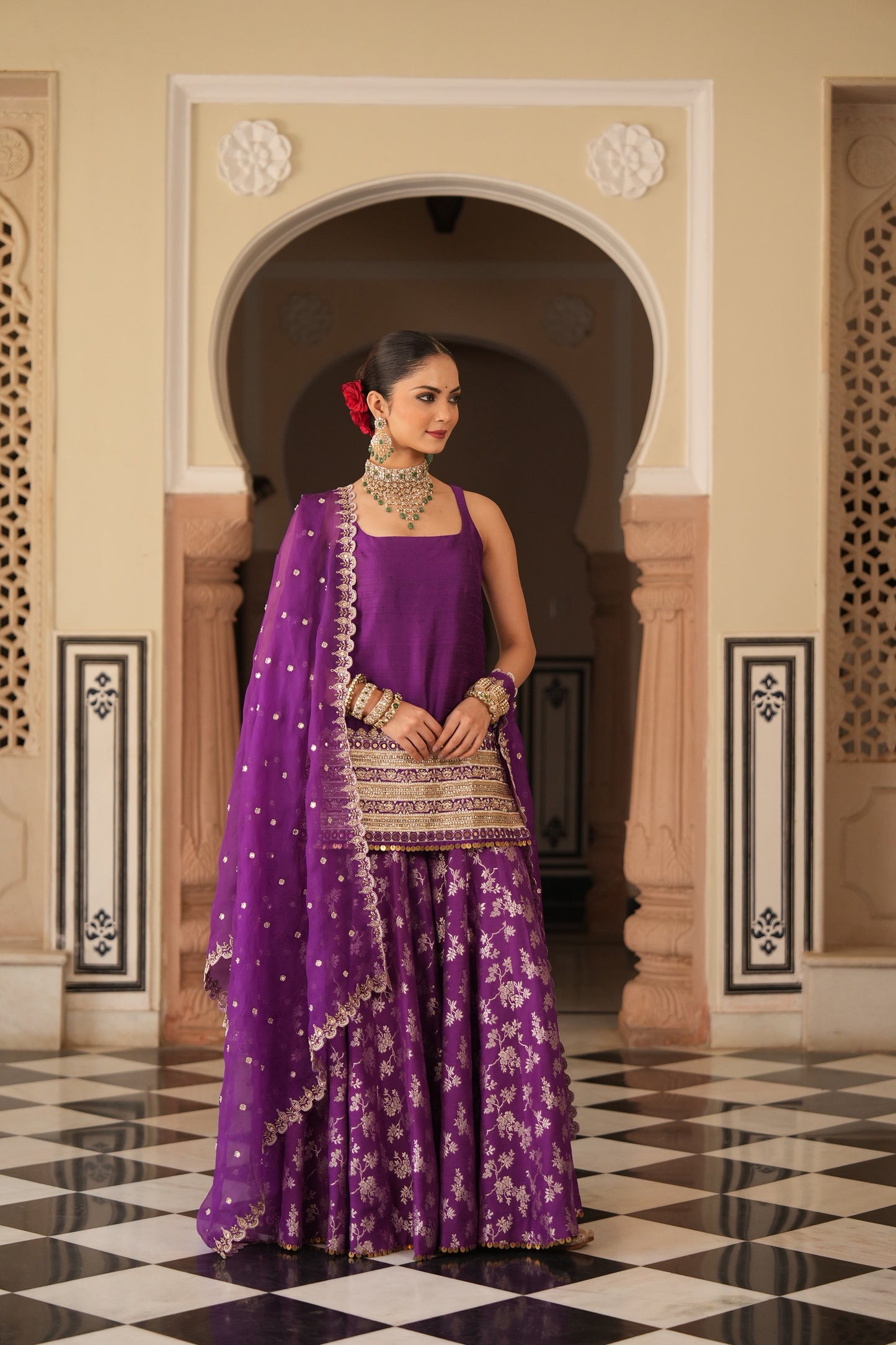 Vishwa Sharara Set