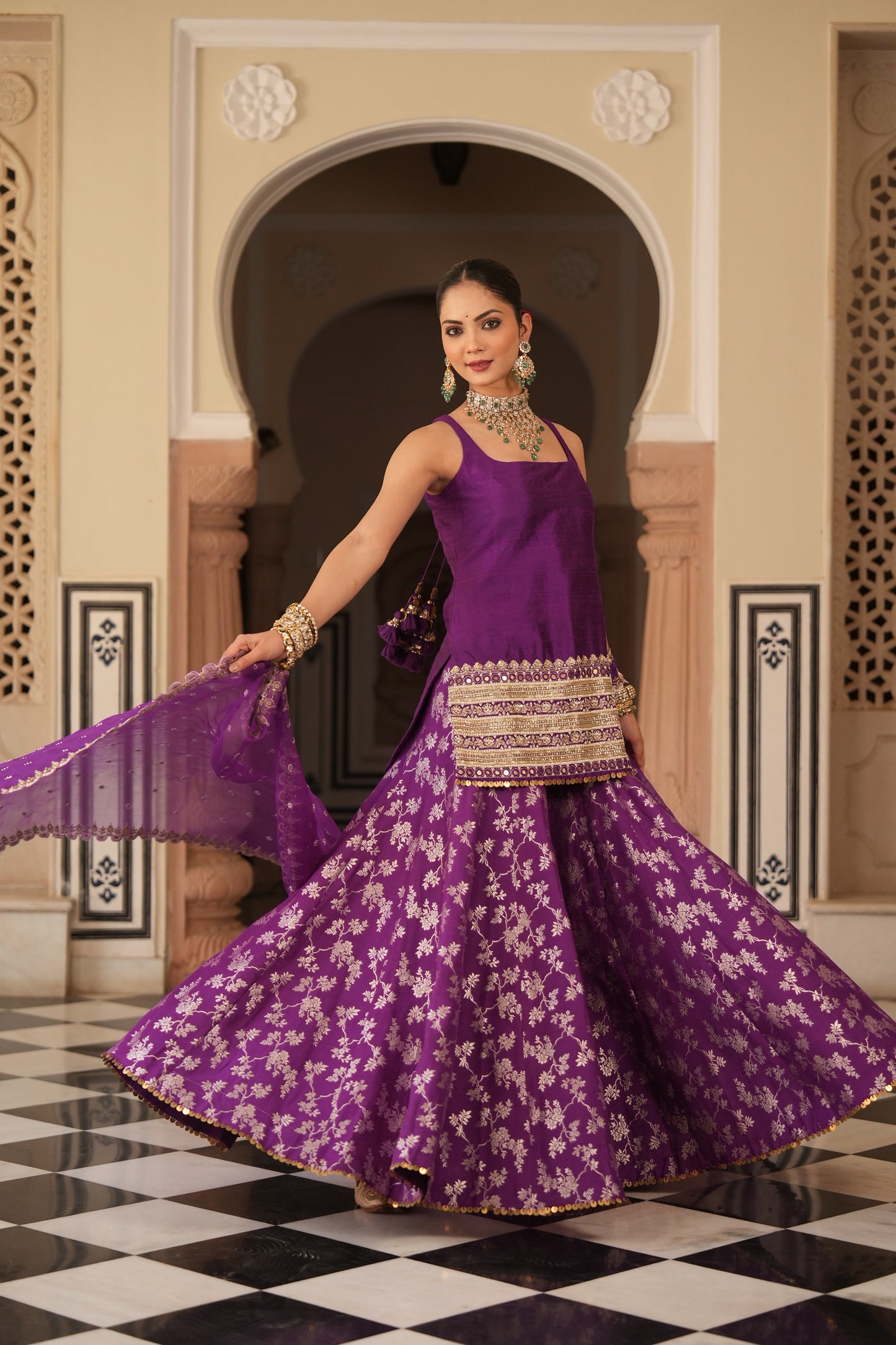 Vishwa Sharara Set