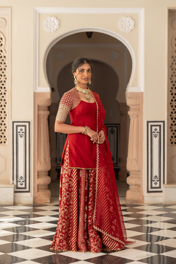 Kashvi Sharara Set