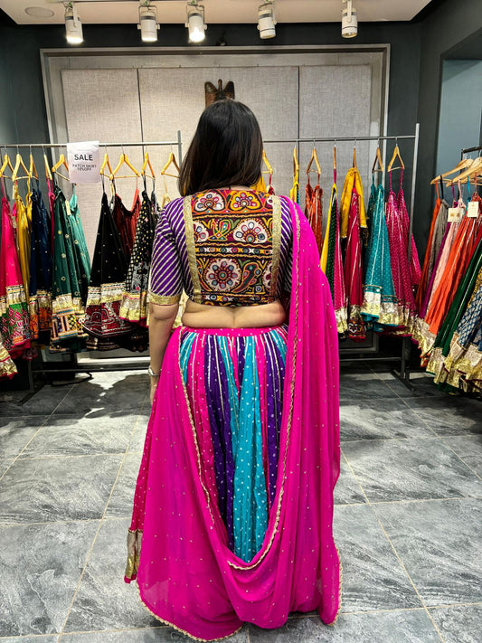 Bandhani Lehenga Set